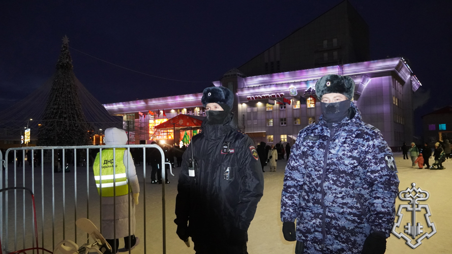 Вневедомственная охрана Росгвардии приняла участие в обеспечении безопасности более 1000 участников открытия ёлки в Нарьян-Маре