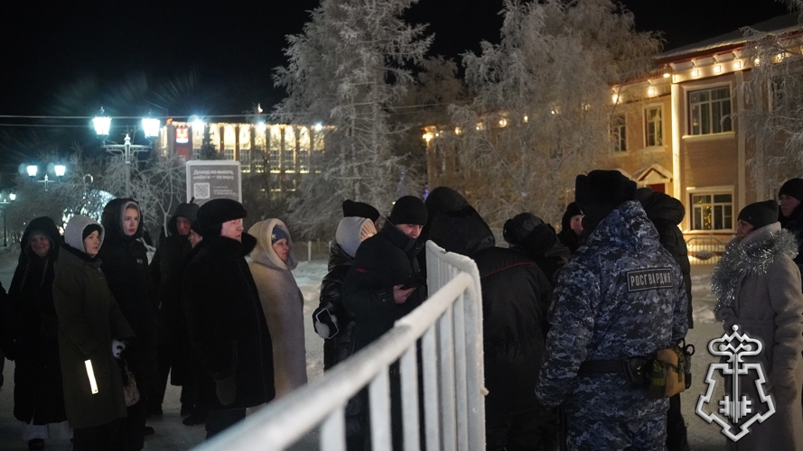 Вневедомственная охрана Росгвардии приняла участие в обеспечении безопасности более 3000 участников встречи Нового года в НАО