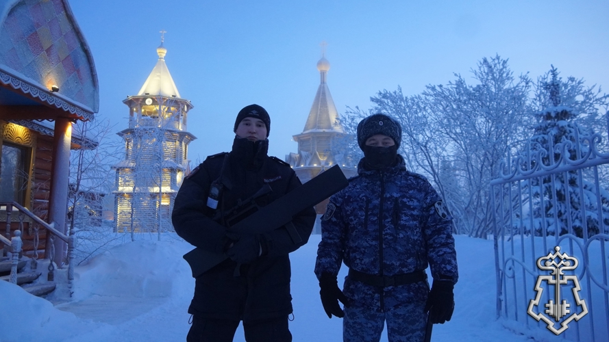 Вневедомственная охрана Росгвардии помогла обеспечить безопасность более 400 участников празднования Рождества Христова в НАО