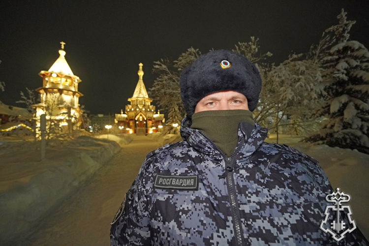 В НАО вневедомственная охрана Росгвардии помогла обеспечить безопасность почти 500 участников Крещения Господня