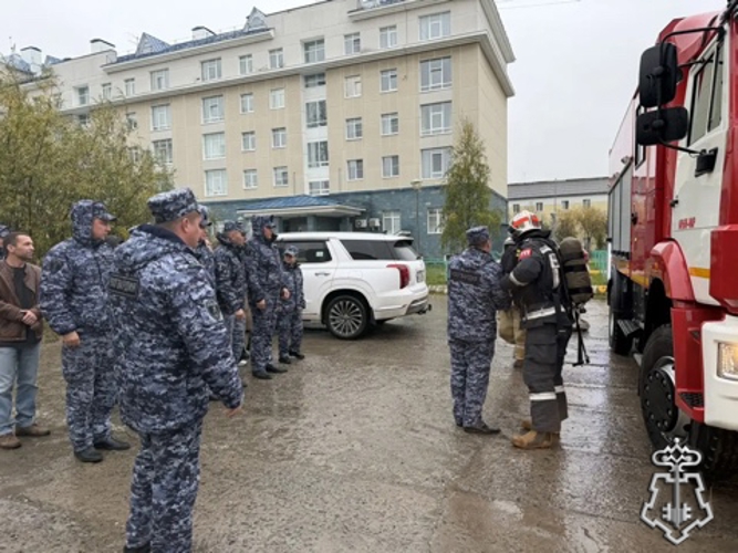 Росгвардейцы Нарьян-Мара приняли участие в совместной тренировке с МЧС